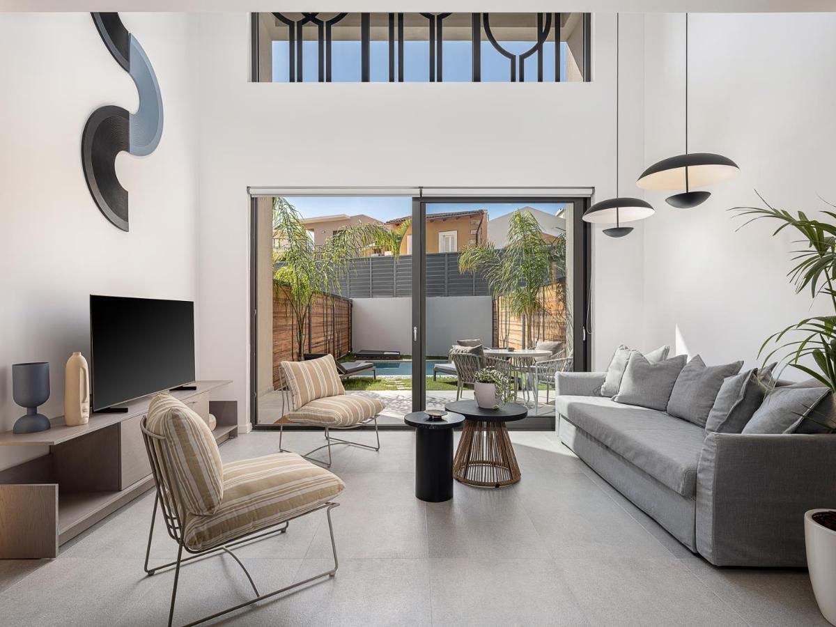 Jnv Luxury Villas Chrissi Akti Chania Exterior foto